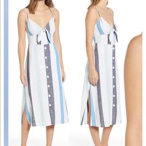 Bp Midi Stripped Sundress